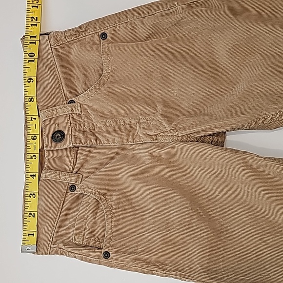 Gymboree Corduroy Pants Classic Fit Snap Button Adjustable Waist Tan‎ 10 Slim - Picture 10 of 12